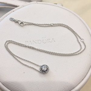 Pandora sterling silver classic elegance necklace